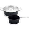 Set de vase pentru gătit ADAMANT, set de 2, negru, aluminiu, Fissler
