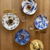 Farfurie pentru cină DIESEL CLASSICS ON ACID ENGLISH DELFT 28 cm, alb, porțelan, Seletti
