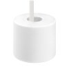 Suport pentru role de rezervă CARVO 19 cm, montat pe perete, alb, oțel inoxidabil, Zack