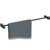 Suport pentru prosoape CARVO 66 cm, negru, oțel inoxidabil, Zack