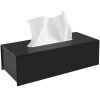 Suport pentru cutii de șervețele PURO 25 cm, negru, oțel inoxidabil, Zack