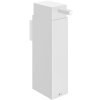 Dozator de săpun LINEA 190 ml, montat pe perete, alb, oțel inoxidabil, Zack