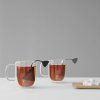Infuzor de ceai INFUSION EGG 16 cm, albastru închis, din oțel inoxidabil, Viva Scandinavia
