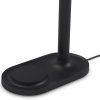 Lampă de masă EMENDO 29 cm, cu încărcător wireless Qi, negru, Eva Solo