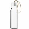 Sticlă de apă 500 ml, curea bej perlat, plastic, Eva Trio