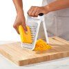 Râzătoare de mână GOOD GRIPS 22 cm, alb, plastic, OXO