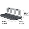 Suport pentru uscarea vaselor GOOD GRIPS 31 cm, gri, plastic, OXO