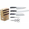 Cuțite de bucătărie PREMIER PLUS cu bloc magnetic, set de 5, oțel inoxidabil, F.DICK