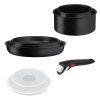 Set de vase pentru gătit INGENIO BLACK STONE L3998802, set de 8 buc, suprafață antiaderentă, Tefal