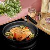 Set de vase pentru gătit INGENIO BLACK STONE L3998802, set de 8 buc, suprafață antiaderentă, Tefal