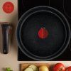 Set de vase pentru gătit INGENIO BLACK STONE L3998802, set de 8 buc, suprafață antiaderentă, Tefal