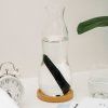 Carafă pentru apă EAU GOOD 800 ml, transparent, din sticlă, Black+Blum