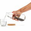 Carafă pentru apă EAU GOOD 800 ml, transparent, din sticlă, Black+Blum
