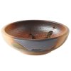 Bol ceramică WABI SABI 600 ml, maro, ceramică, MIJ