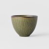 Ceașcă SENCHA RIDGED 150 ml, verde, ceramică, MIJ