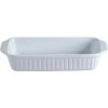 Farfurie pentru cuptor CLASSIC 30 cm, dreptunghiular, alb, ceramică, Mason Cash