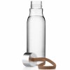 Sticlă de apă 500 ml, curea mocca, plastic, Eva Trio