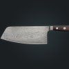 Cuțit japonez CHAI DAO DAO DAMASCUS 16 cm, maro, Güde