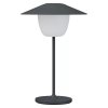 Lampă portabilă de masă ANI MINI 21 cm, LED, magnet gri, aluminiu, Blomus