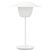 Lampă portabilă de masă ANI MINI 21 cm, LED, alb, aluminiu, Blomus