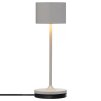 Lampă de masă portabilă FAROL MINI 19,5 cm, LED, alb, gri-satelit, Blomus