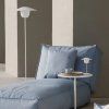 Lampă de masă portabilă ANI MINI 21 cm, LED, gri satelit, aluminiu, Blomus