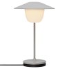 Lampă de masă portabilă ANI MINI 21 cm, LED, gri satelit, aluminiu, Blomus