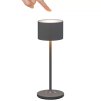 Lampă portabilă de masă FAROL MINI 19,5 cm, LED, gri cald, aluminiu, Blomus
