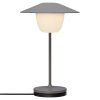 Lampă de masă portabilă ANI MINI 21 cm, LED, gri cald, aluminiu, Blomus