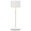 Lampă de masă portabilă FAROL MINI 19,5 cm, LED, alb, aluminiu, Blomus