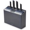 Tocător FOLIO PLUS 60216 30 x 20 cm, set de 4 buc + cuțite de bucătărie, plastic, Joseph Joseph
