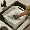 Bol de spălat WASH&DRAIN 851648 cremă, plastic, Joseph Joseph