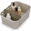 Cutie de depozitare pentru baie EASYSTORE 70587 35 cm, ecru, plastic, Joseph Joseph