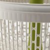 Strecurătoare SPINDOLA 20185 26 cm, alb/verde, din plastic, Joseph Joseph
