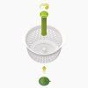 Strecurătoare SPINDOLA 20185 26 cm, alb/verde, din plastic, Joseph Joseph