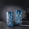 Pahar înalt pentru băuturi NOBLESSE COLORS 395 ml, set de 2 buc, albastru, Nachtmann