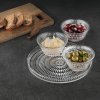 Bol Tapas ETHNO 190 ml, set de 3 buc, cu platou, transparent, Nachtmann
