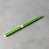 Bețișoare 22,5 cm, transparent verde / alb, bambus, MIJ