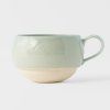 Cană 300 ml, albastru, ceramică, MIJ