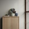 Vază ORA 18 cm, albastru prăfuit, oțel inoxidabil, Stelton