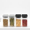 Recipient pentru depozitarea alimentelor TASTY PLUS 150 ml, set de 2 buc, gri închis, Brabantia