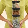 Recipient pentru depozitarea alimentelor TASTY PLUS 150 ml, set de 2 buc, gri închis, Brabantia