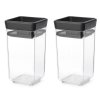 Recipient pentru depozitarea alimentelor TASTY PLUS 150 ml, set de 2 buc, gri închis, Brabantia