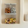 Recipient pentru depozitarea alimentelor TASTY PLUS, set de 3 buc, gri deschis, Brabantia