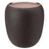 Vază ORA 22 cm, culoare închisă, oțel inoxidabil, Stelton