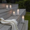 Suport de lumânare pentru cină HURRICANE 24 cm, nisip, gresie, Stelton