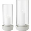 Suport de lumânare pentru cină HURRICANE 24 cm, nisip, gresie, Stelton