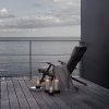 Suport de lumânare pentru cină HURRICANE 24 cm, negru, ceramică, Stelton