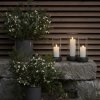 Suport de lumânare pentru cină HURRICANE 24 cm, negru, ceramică, Stelton