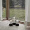 Suport de lumânare pentru cină HURRICANE 24 cm, negru, ceramică, Stelton